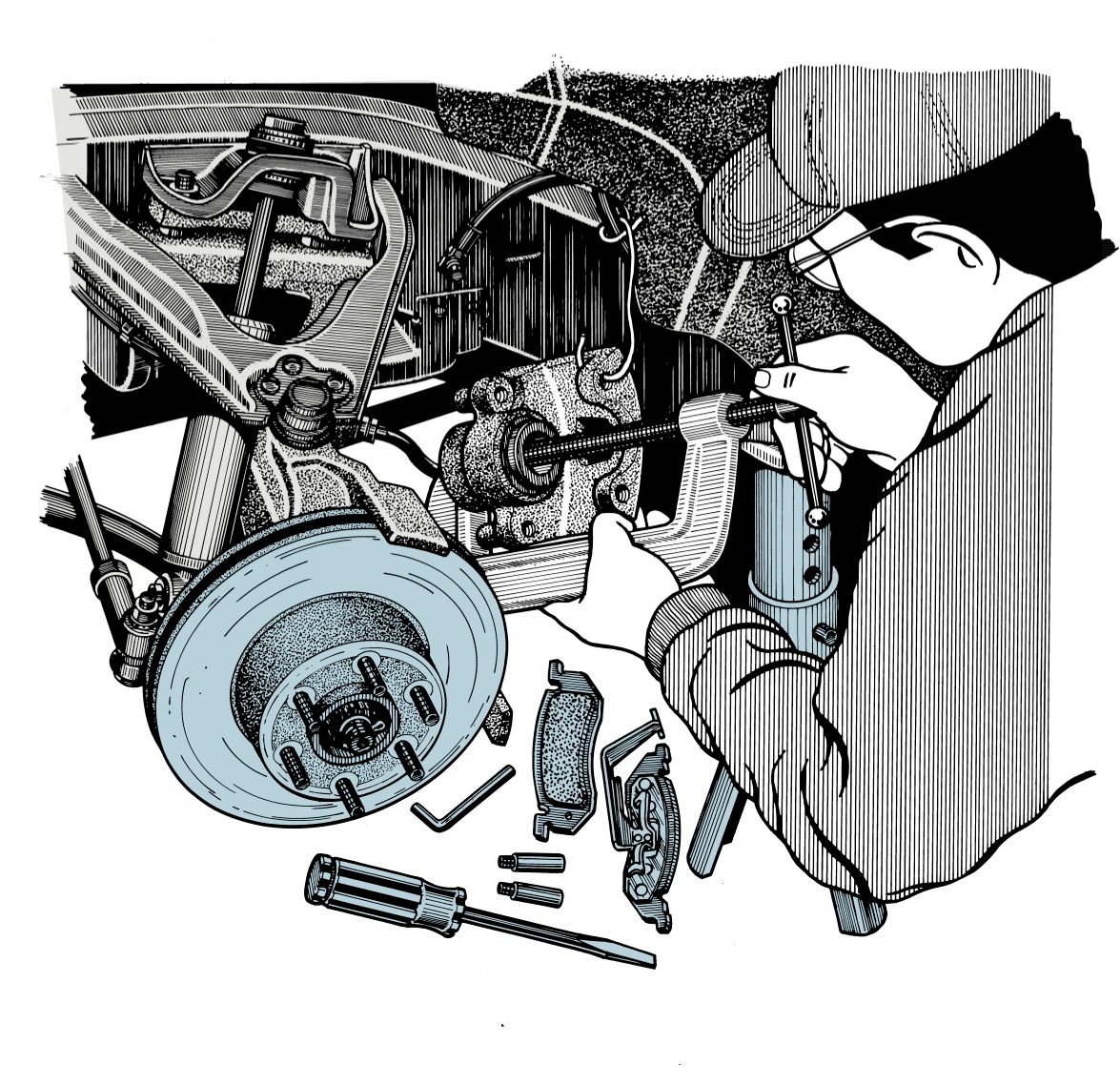 Servicing Front Brake Calipers