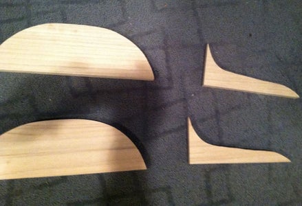 Cut and Attach Top Pieces.