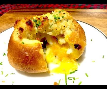 Ultimate Egg and Toast | Eggs Baked in Bread With a Parmesan Crust