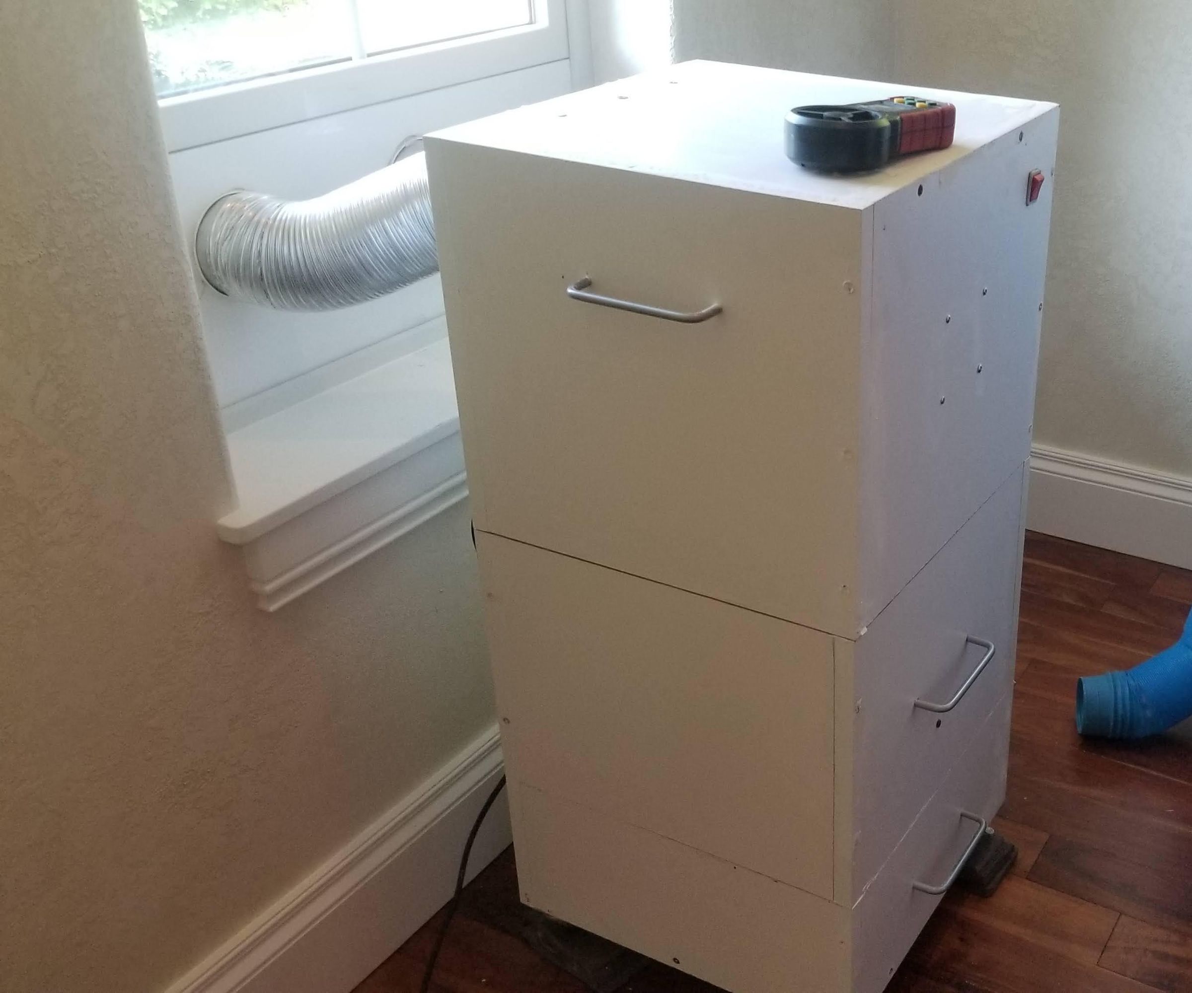 Air Exhaust and Smoke Filter System for Laser Cutters