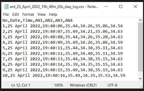 Build a Arduino Based 4 Channel Python Data Logging System (DAQ) to CSV ...