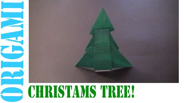 How to Make an Origami Christmas Tree!