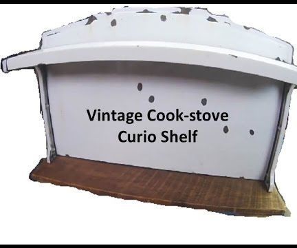 Vintage Cook-stove Curio Shelf
