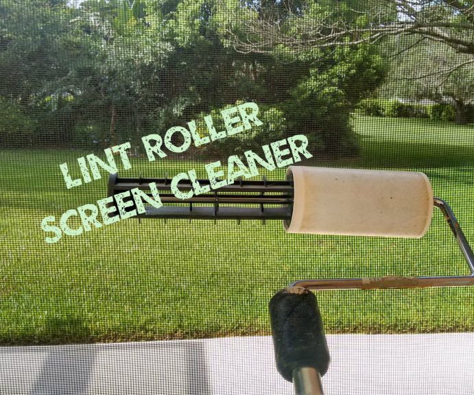 Lint Roller Patio Screen Cleaner