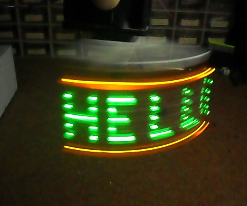 Arduino  Horisontal POV Display