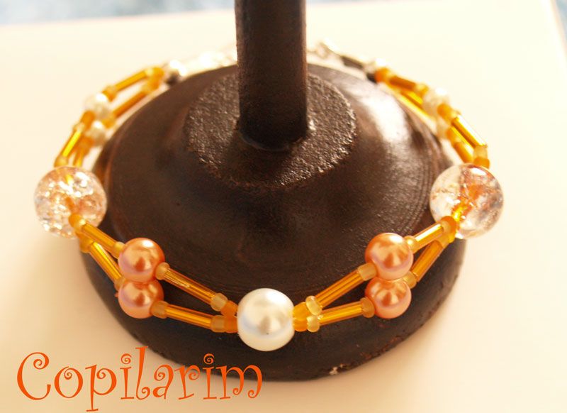 Orange Handmade Bracelet