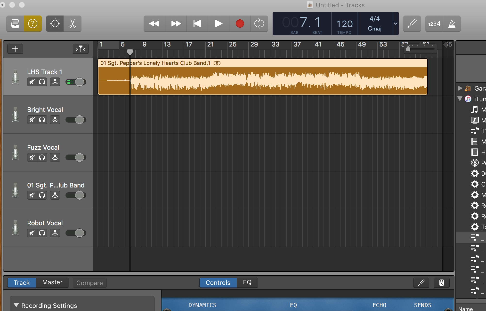How to Edit Songs From Your ITunes Library on GarageBand 9 Steps