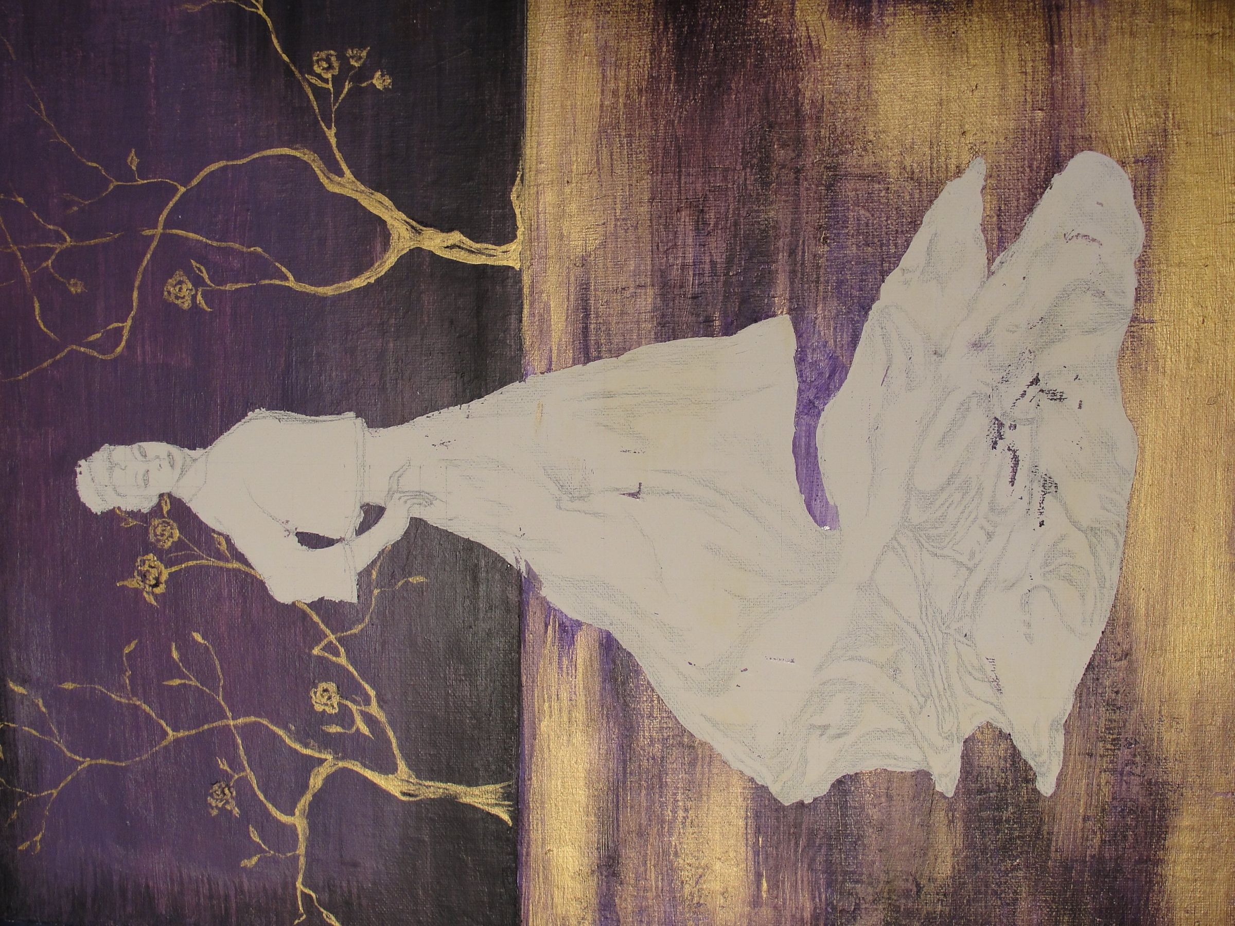 How to Paint Silk Using Acrylic Paint Portrait in Silk 7 Steps