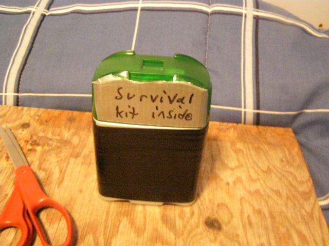 Pocket Sized Survival Kit Made From Lego Container