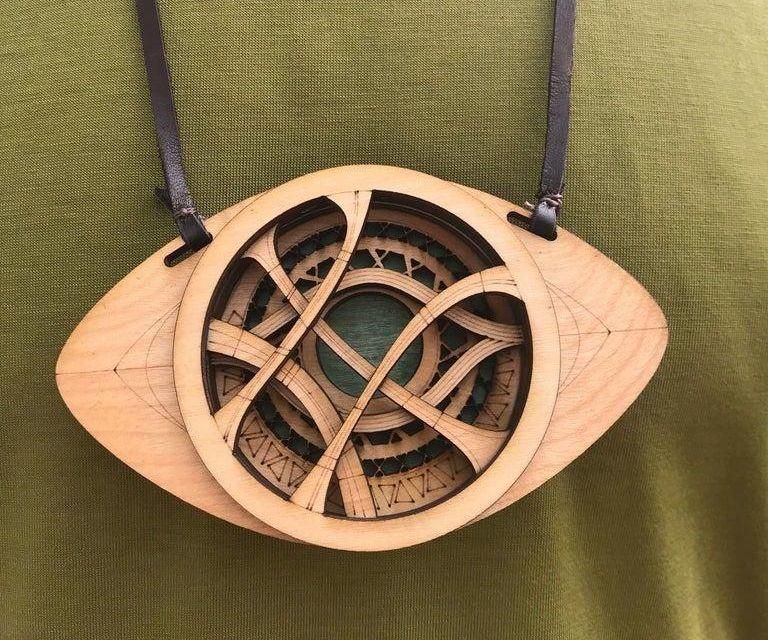 Laser Cut Eye of Agamotto 