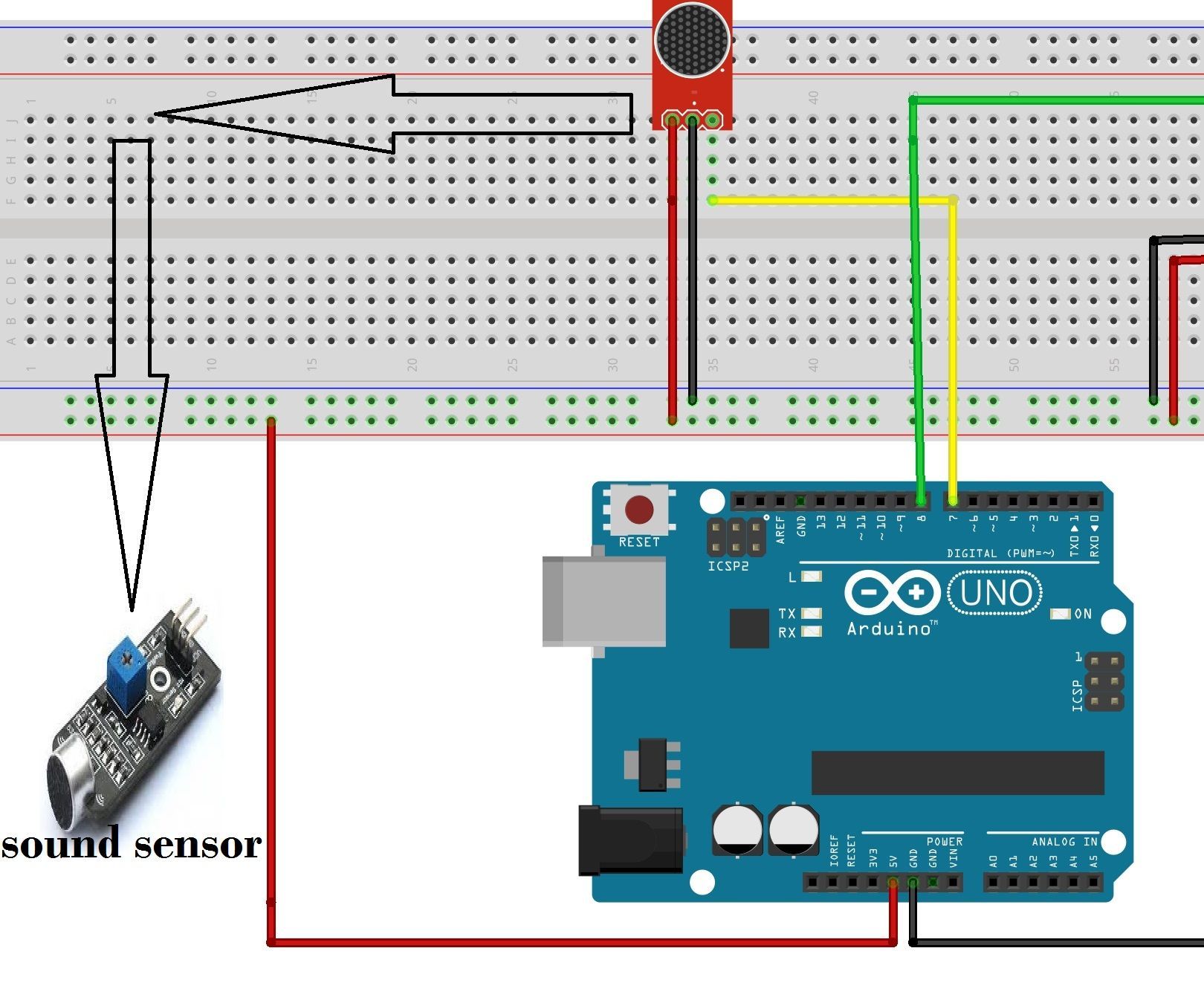 How to Turn ON AC Light and Fan by Clap Using Arduino and Sound Sensor