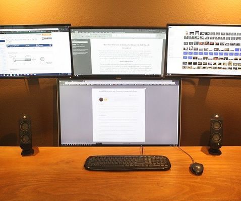 Non-VESA Monitors and Computer Hardware Wall Mounts