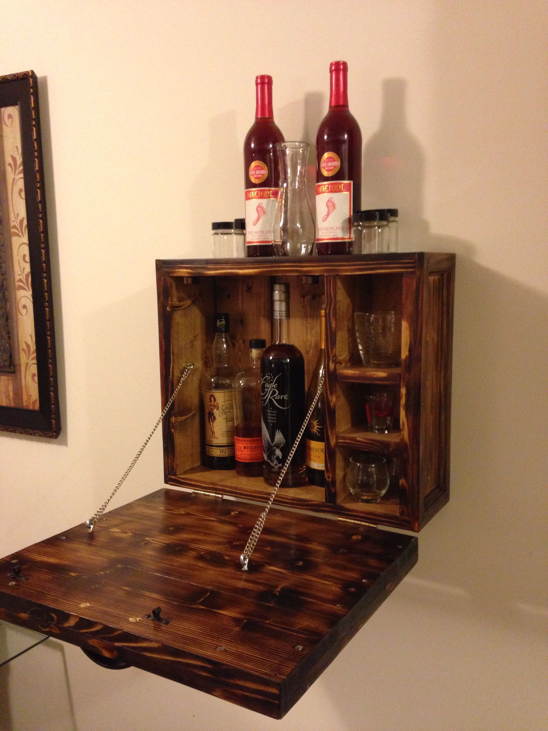 Wall Mounted Mini Bar Instructables