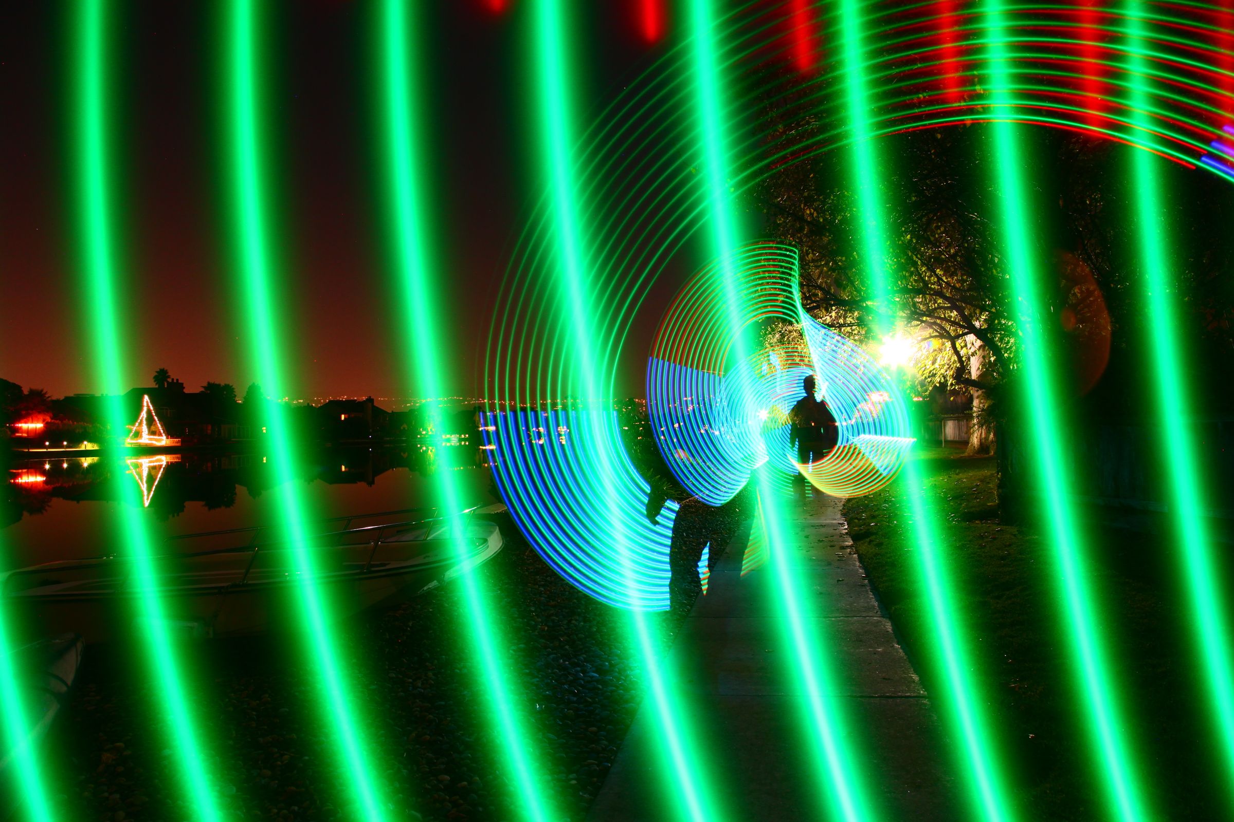 Multi Color Light Up Glowing Sword - RGB LEDs for Painting With Light.
