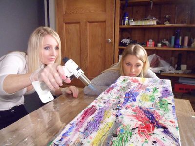Resin on Artwork
