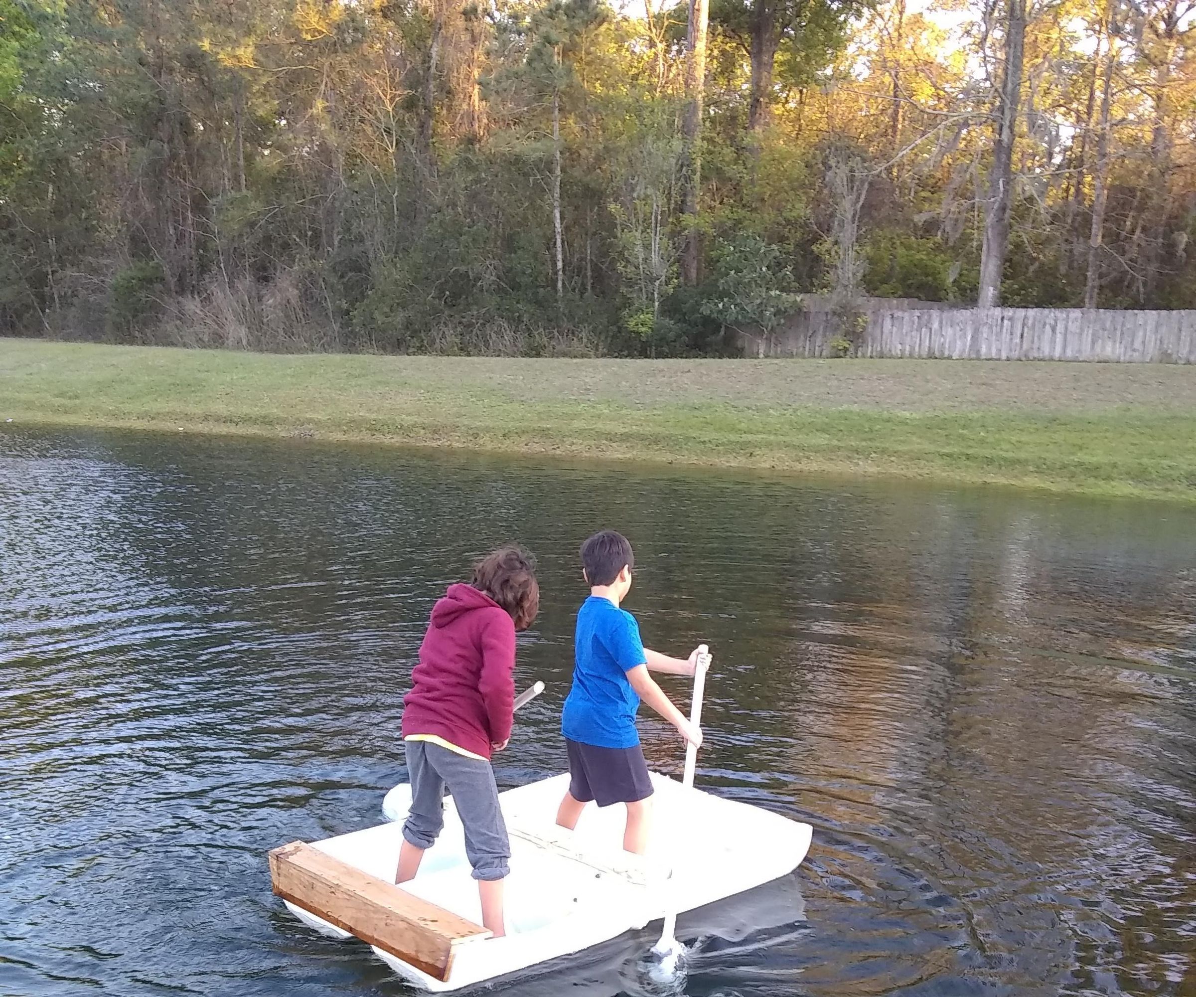 The Plastic Bin Boat