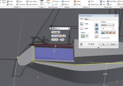 Sketch the Inside of the Cockpit