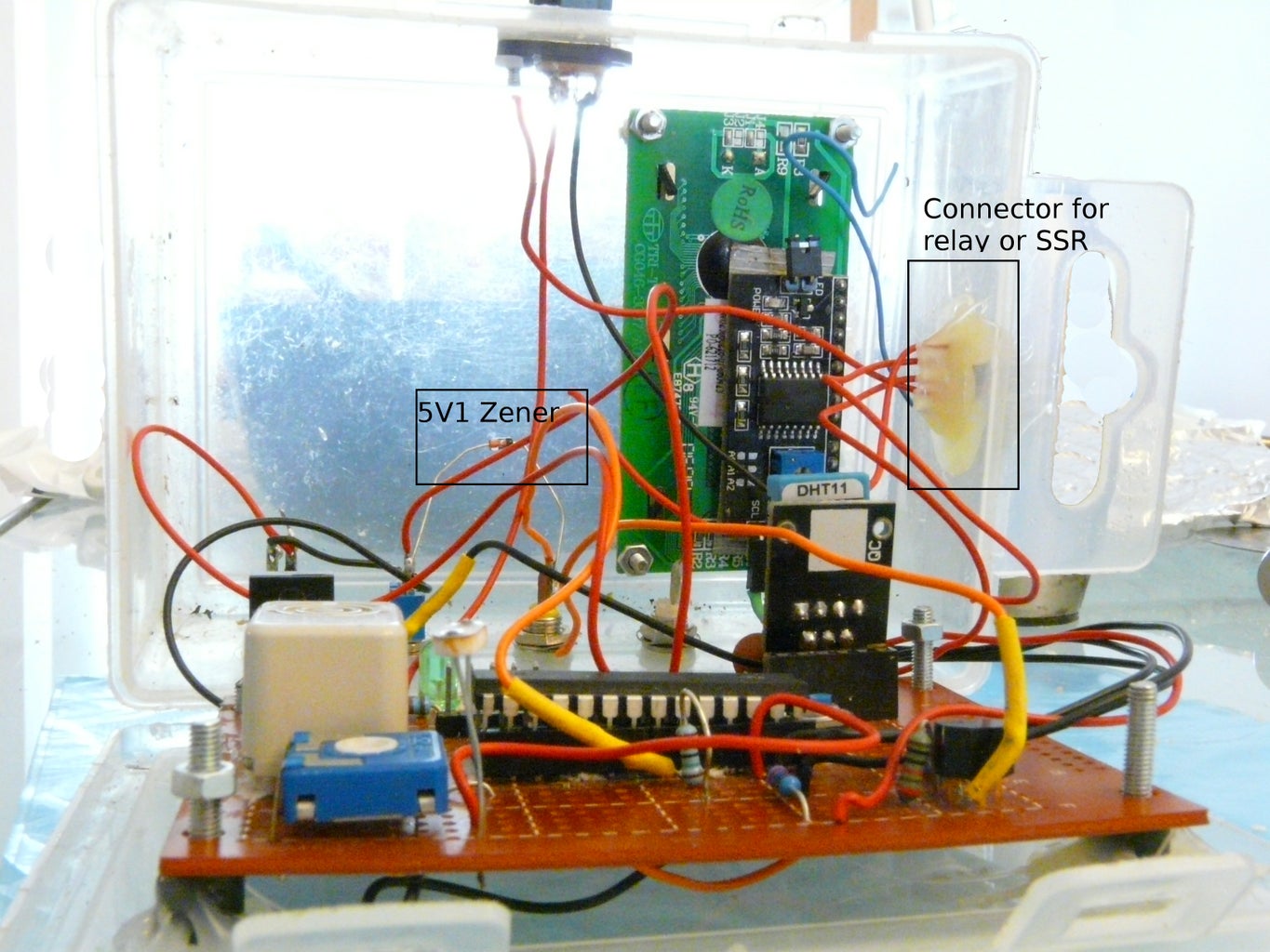 Arduino for Greenhouse, Garden or Growbox: Construction