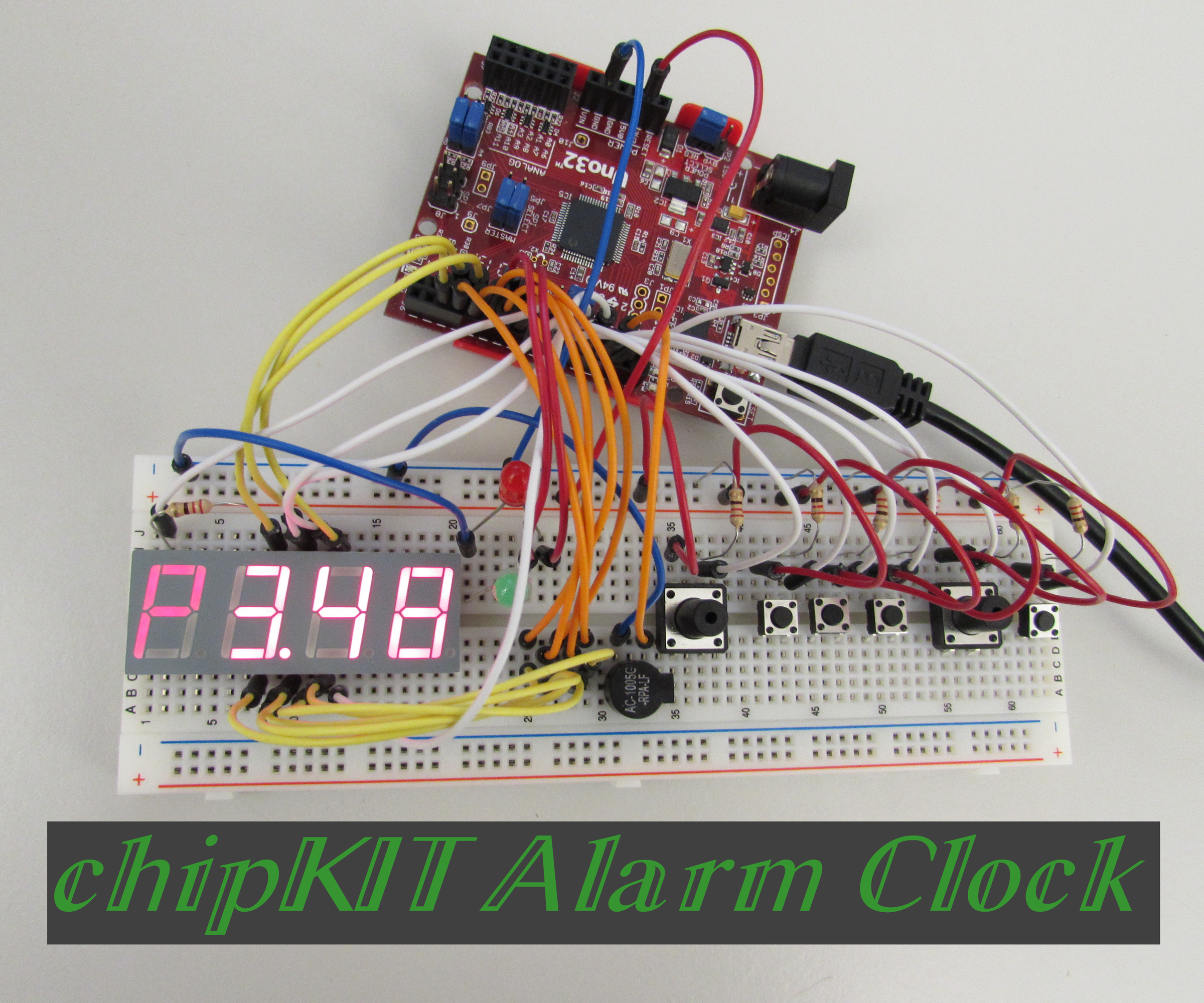 ChipKIT Alarm Clock