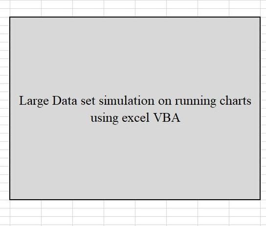 DATA ANIMATION USING EXCEL VBA