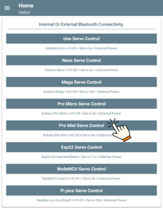 Configuring the Bluetooth Control App