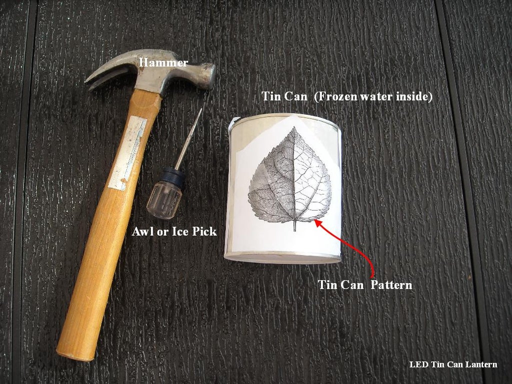 LED Tin Can Lantern : 4 Steps - Instructables led-tin-can-lantern-4-steps-instructables