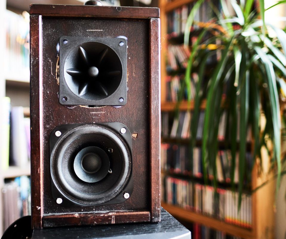 Vintage Hipster Upcycled Bluetooth Speakers From Wooden Drawer