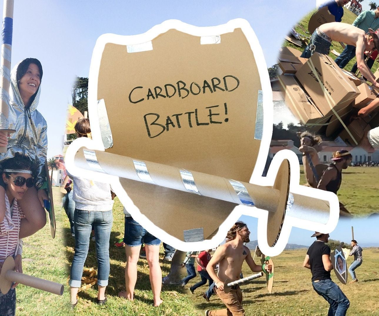 Cardboard Fortress Battle! (capture the Flag) 10 Steps (with Pictures