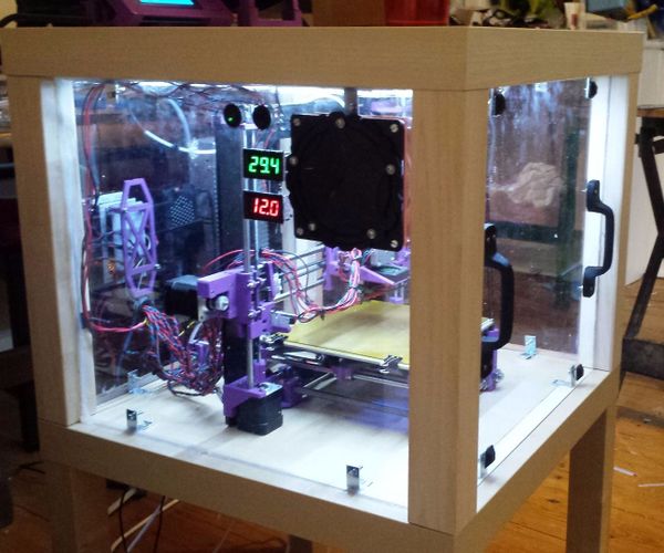 3d Printer Enclosure From Upcycled Furniture