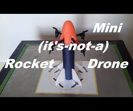 Landing a Remote Controlled Air Compressed Projectile Vertically Aka Mini (it's-not-a) Rocket Drone