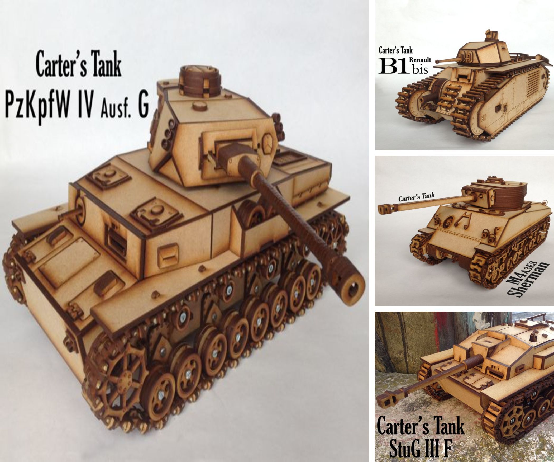 JackCarter's Lasercut Tanks