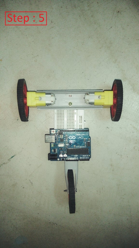 Arduino Based Autonomous Bot Using Ultrasonic Sensor : 5 Steps (with ...
