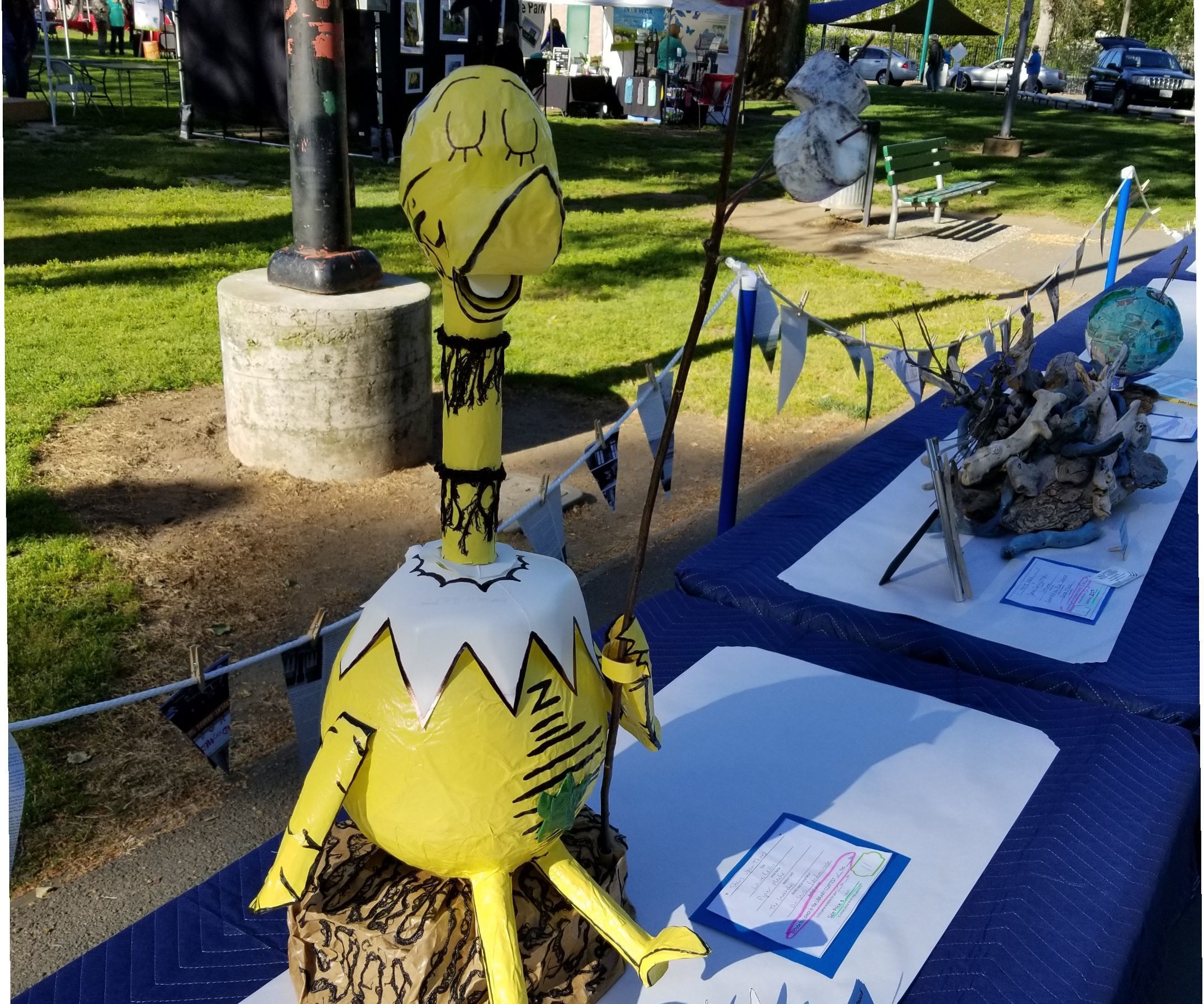 Sneetch From Dr. Seuss Story Made From Trash