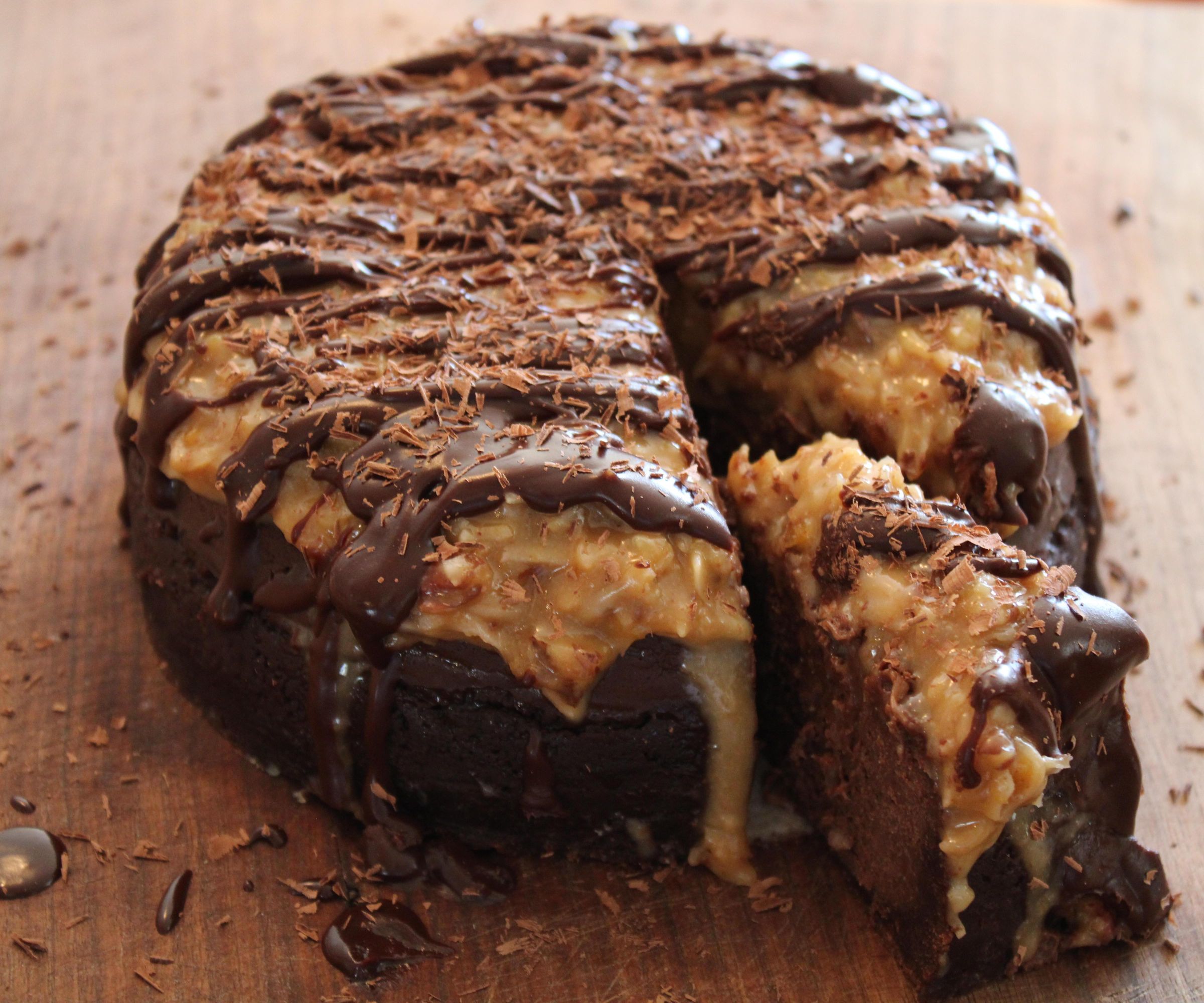 German Chocolate Cheesecake Made in an Instant-Pot