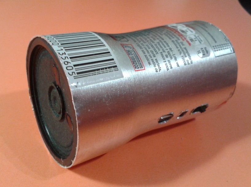 Coke Can Bottle Phone Speaker