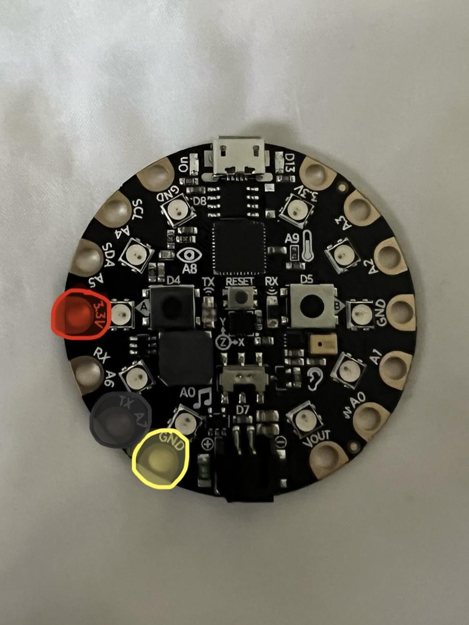 Physical Construction: Connecting the External Motion Sensor