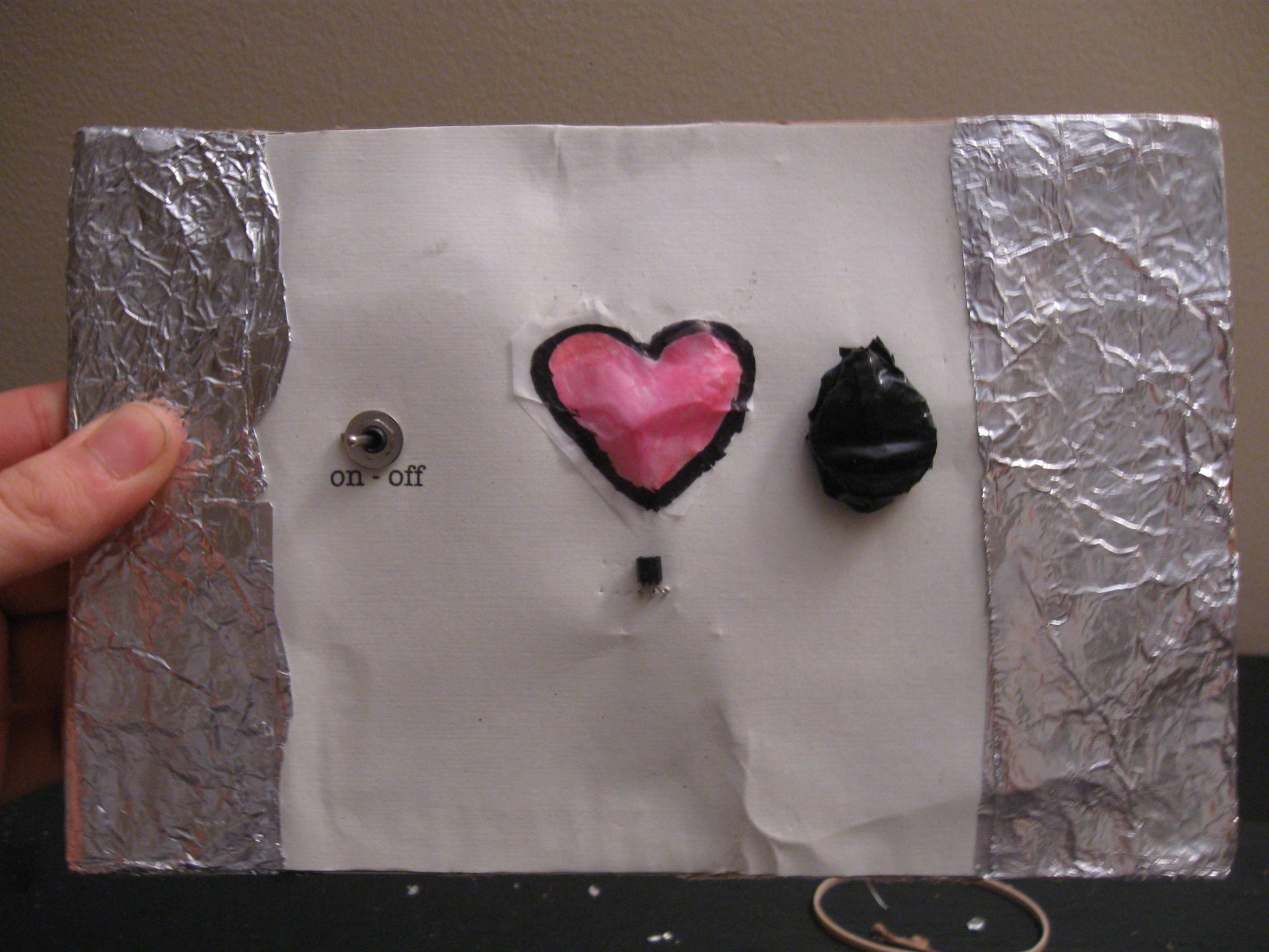 Glowing Heart Card