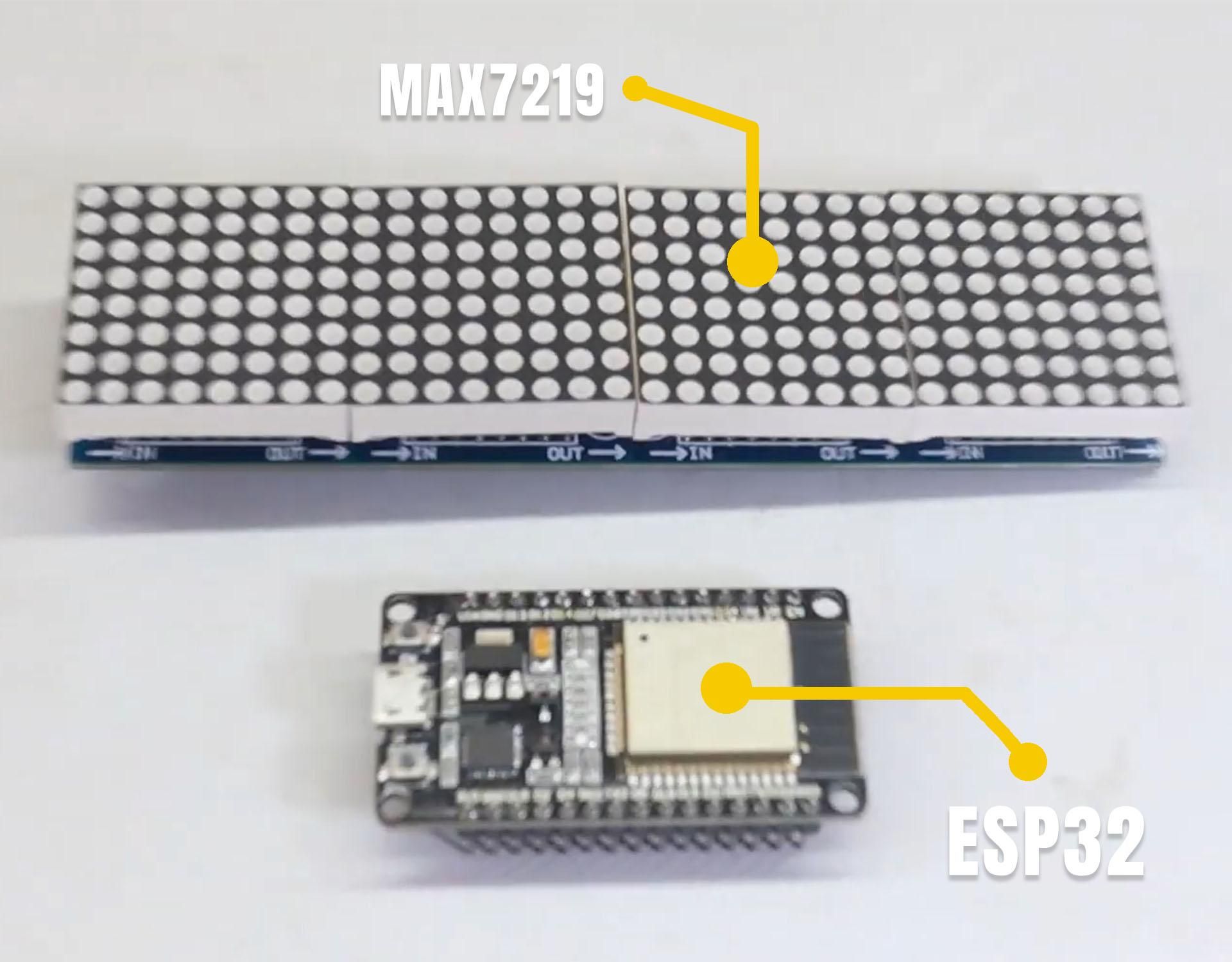 How to Make a Digital Clock Using MAX7219 Display and ESP32 (Without ...