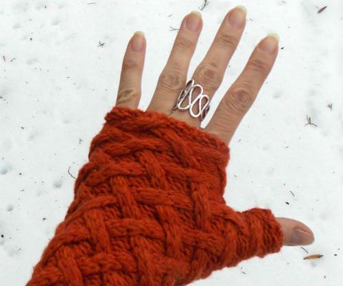 Super Easy Fingerless Gloves!