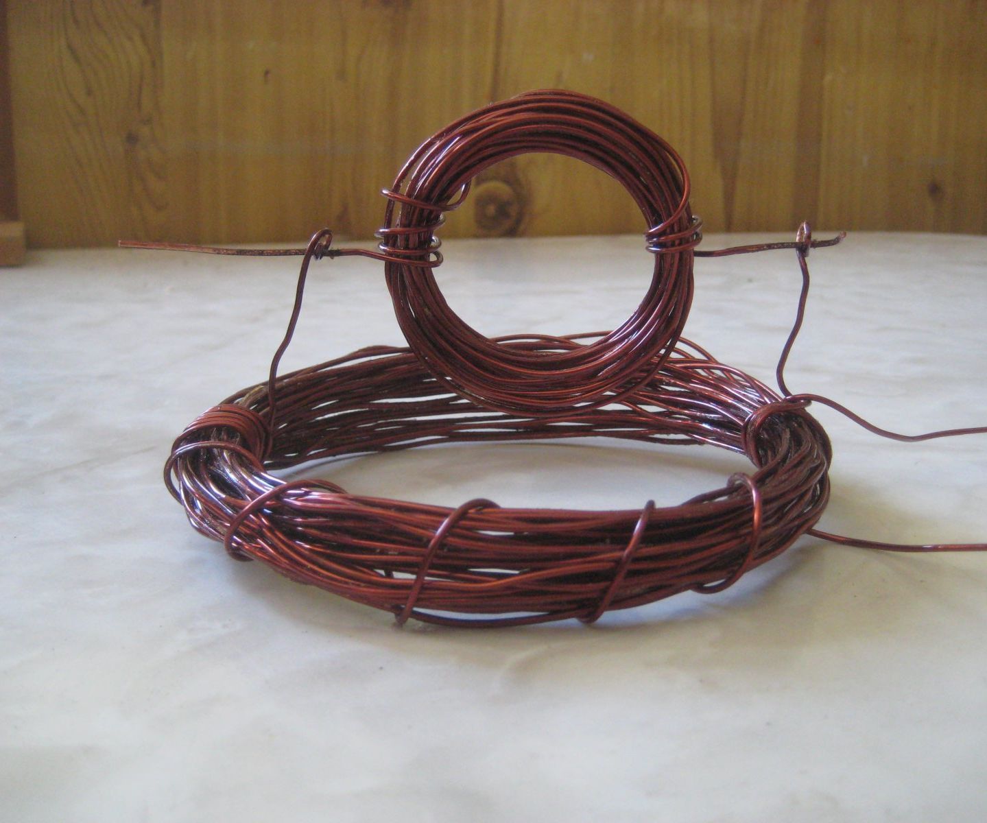 A Working Electric Motor Made From Three Wires and a Battery.
