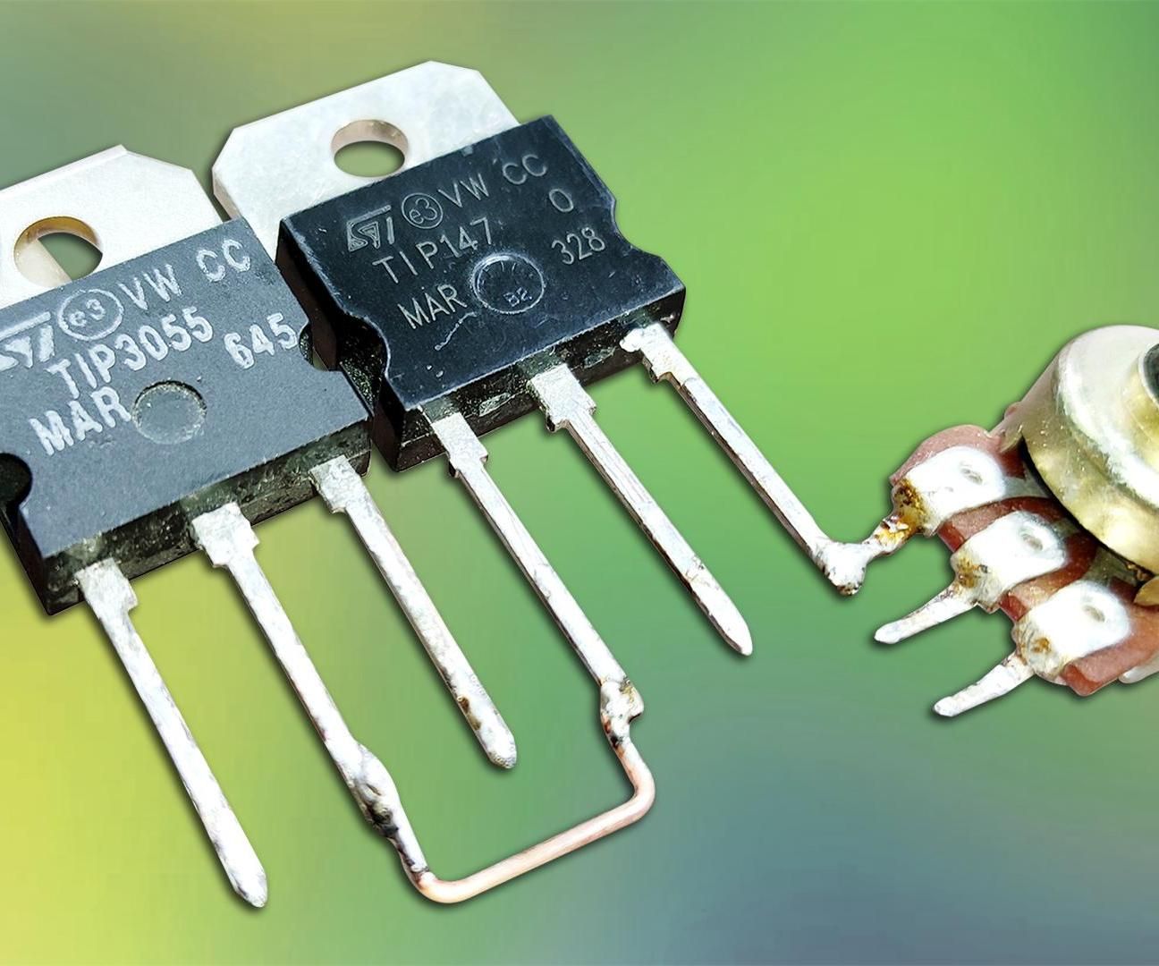 How to Make Dual Transistor Made Amplifier Circuit (Tip3055+Tip147)  DC 12v - JLCPCB