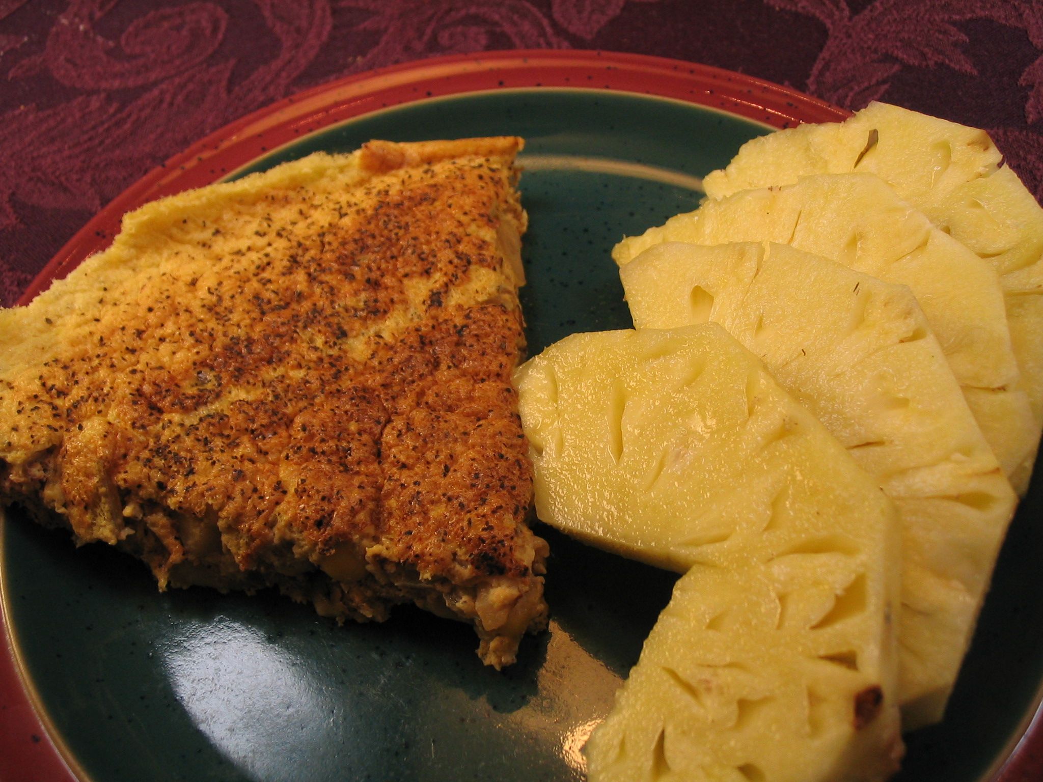 Corn and Onion Frittata - Quick to Prepare, Cooks While You're Away