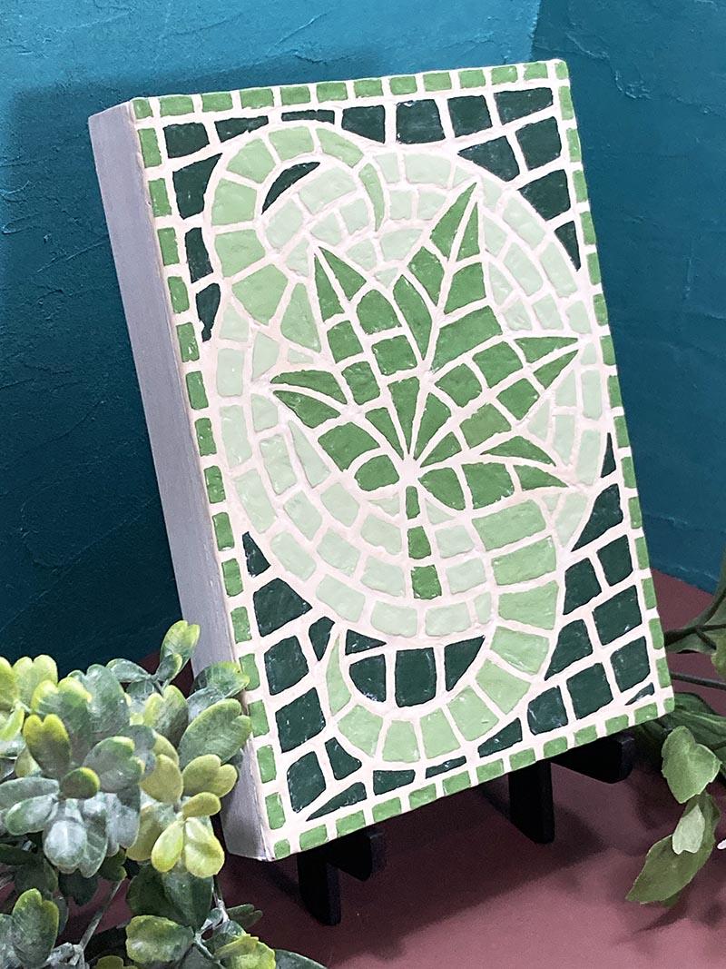 Put Your Faux Leaf Mosaic on Display