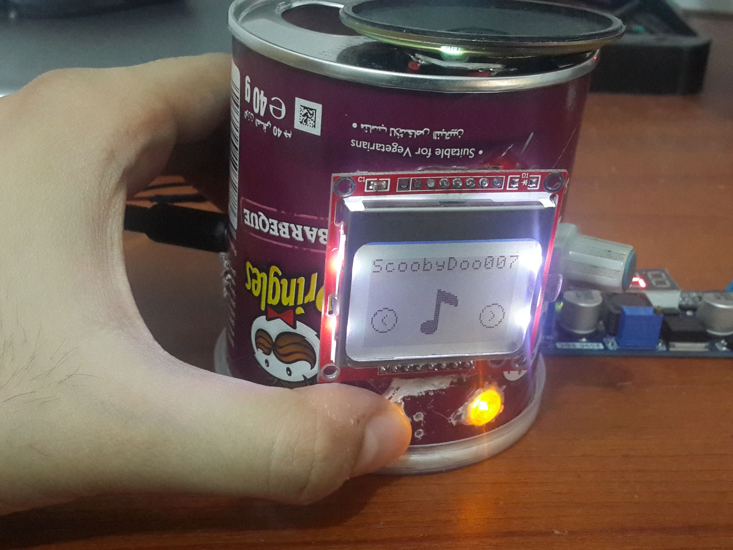 Convert Your Pringles Cans to RTTTL Audio Player : 7 Steps (with ...