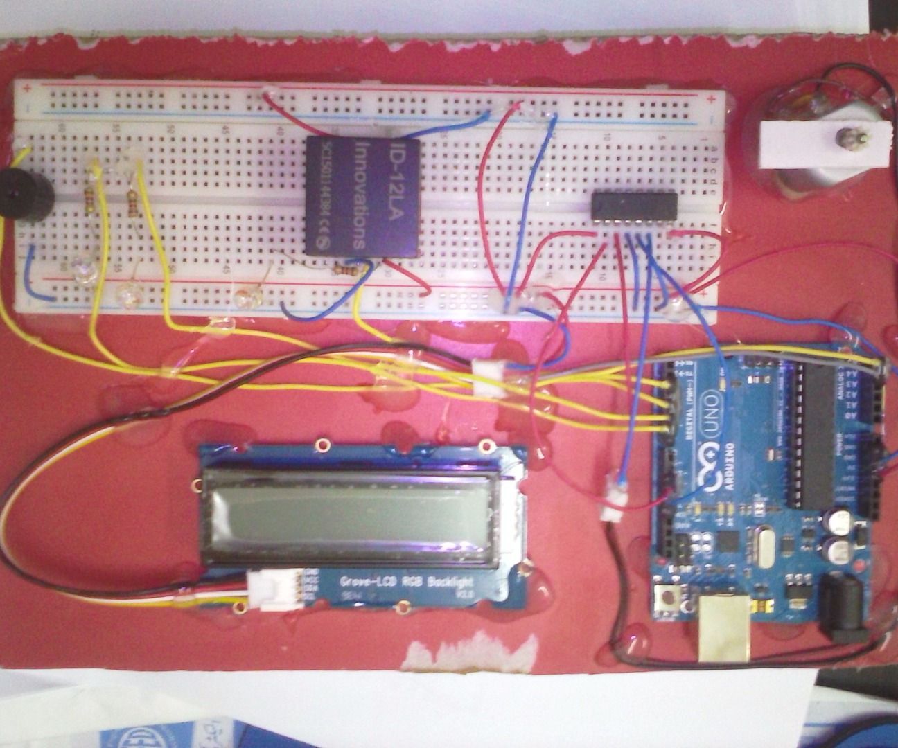 Indoor Security System Using RFID and Status Display By LCD using Arduino Micrcontroller
