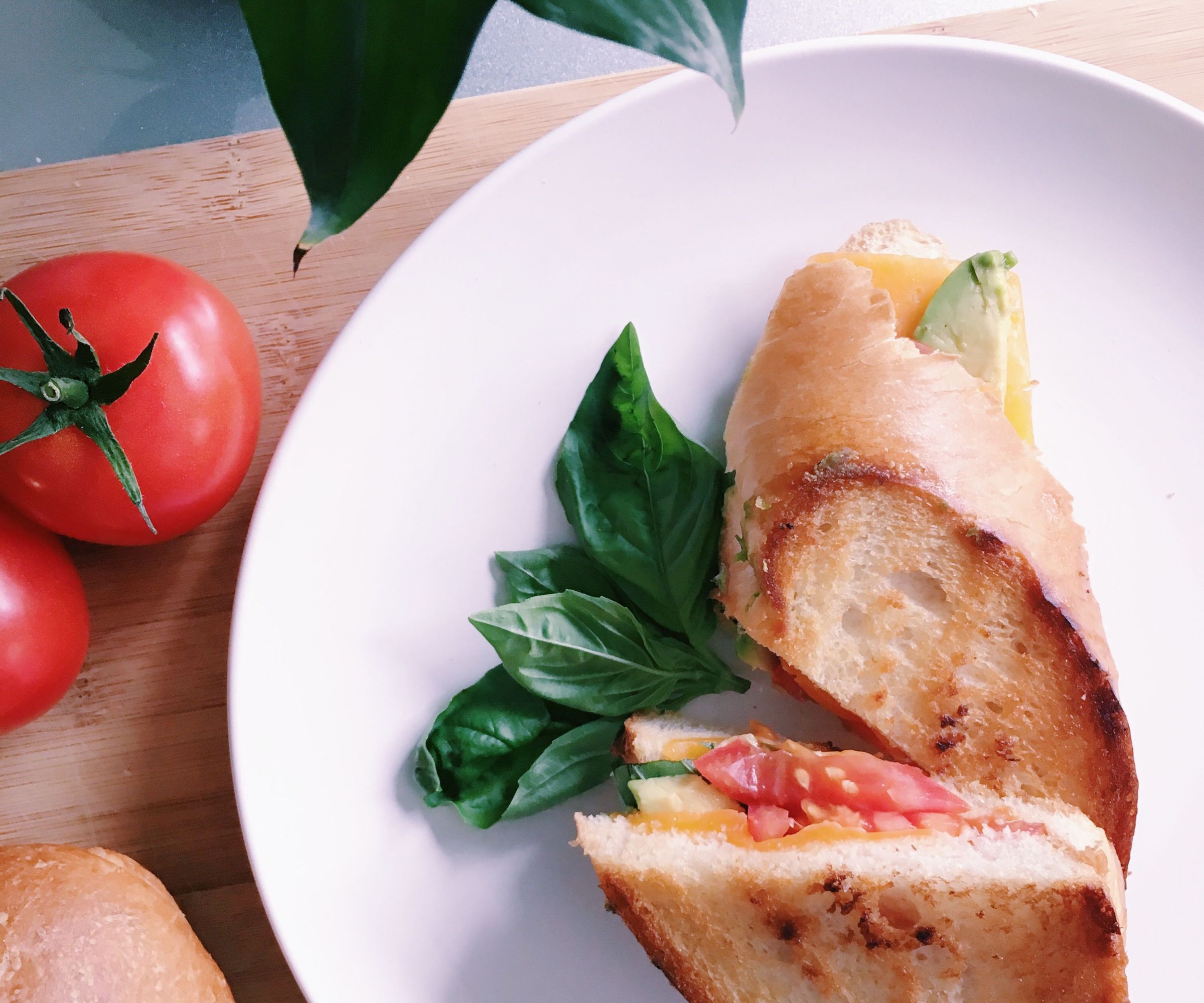 RECIPE |  TOMATO AVOCADO GRILLED CHEESE 