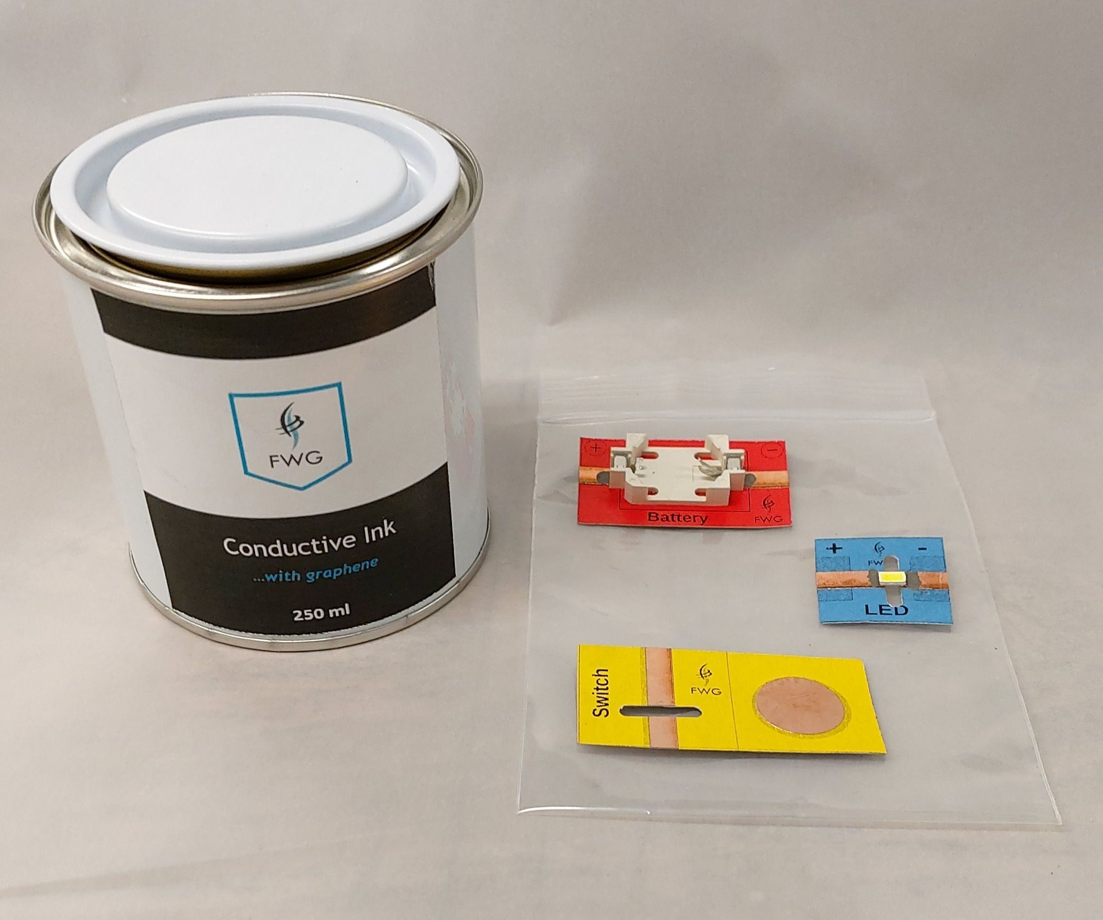 Components on a Card, Using Conductive Ink