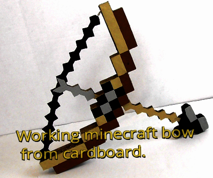 Minecraft Bow and Arrow