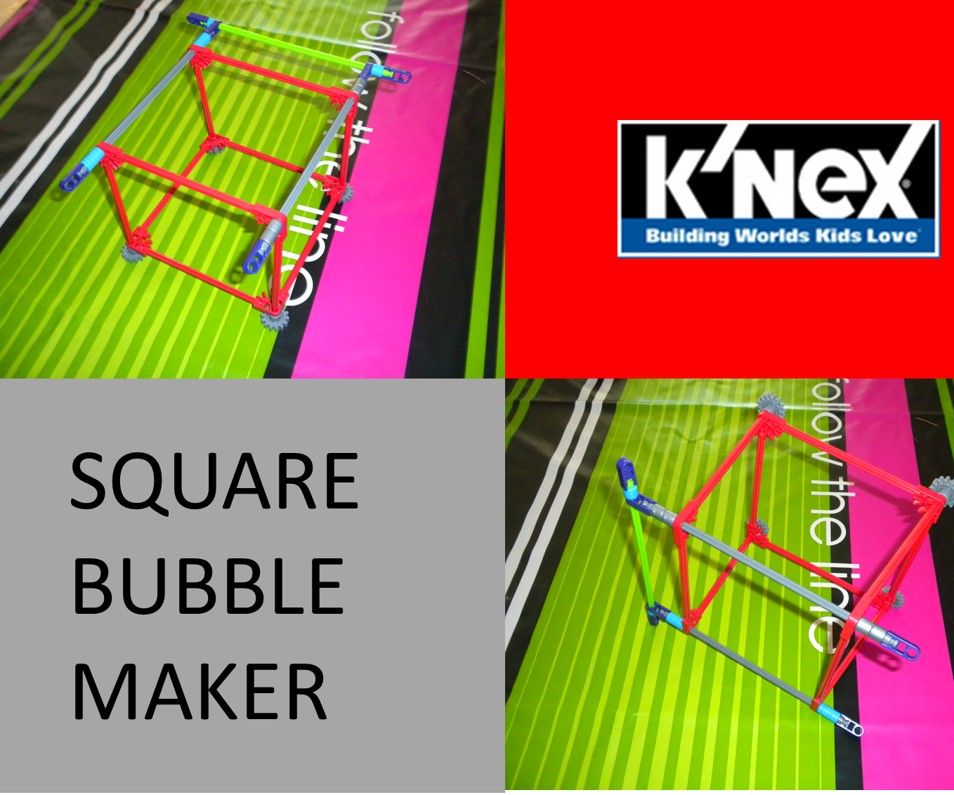 K'nex Square Bubble Maker