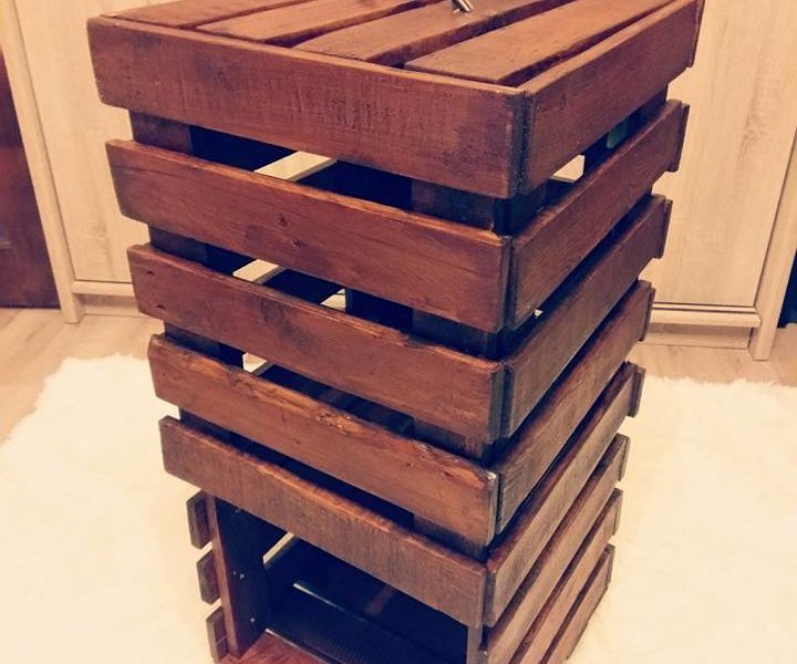 Pallet Bathroom Storage - VIDEO